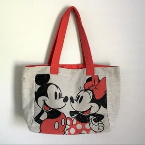 Mickey and Minnie Mouse Valentine tote bag
